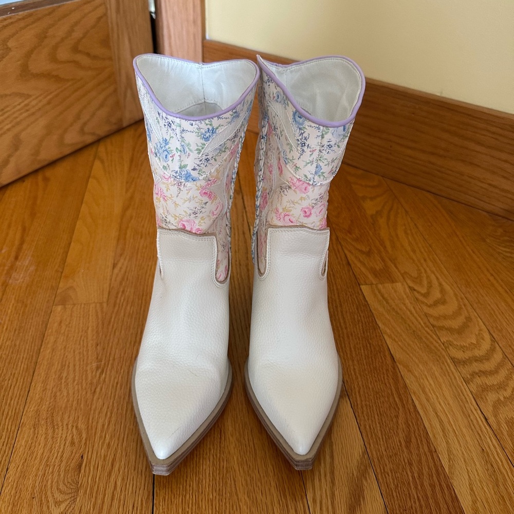 Altar'd State Floral Ankle Booties - Picture 2 of 3